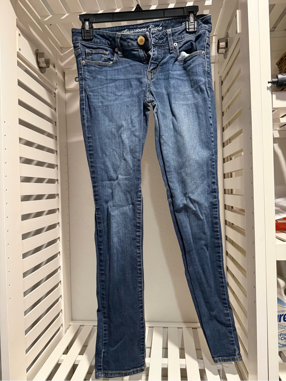American Eagle Outfitters Dark Blue Skinny Jeans